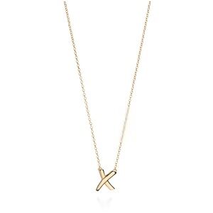Tiffany X pendant 18 k Paloma graffiti necklace